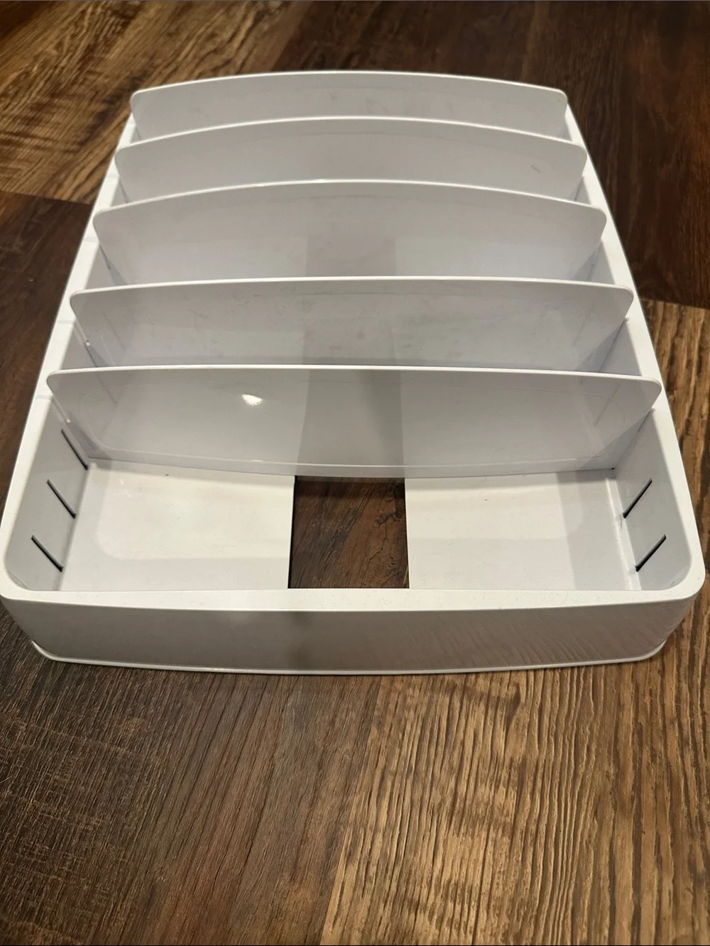 Youcopia White Adjustable Lid Organizer with Removable Dividers